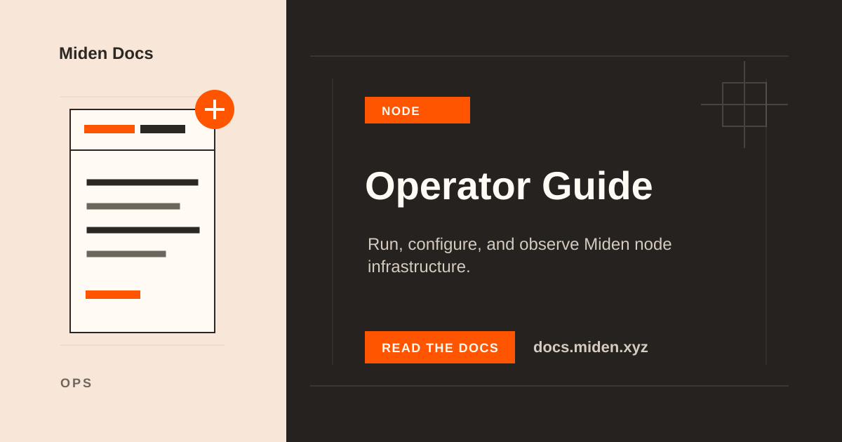 Configuration and Usage | Miden Docs